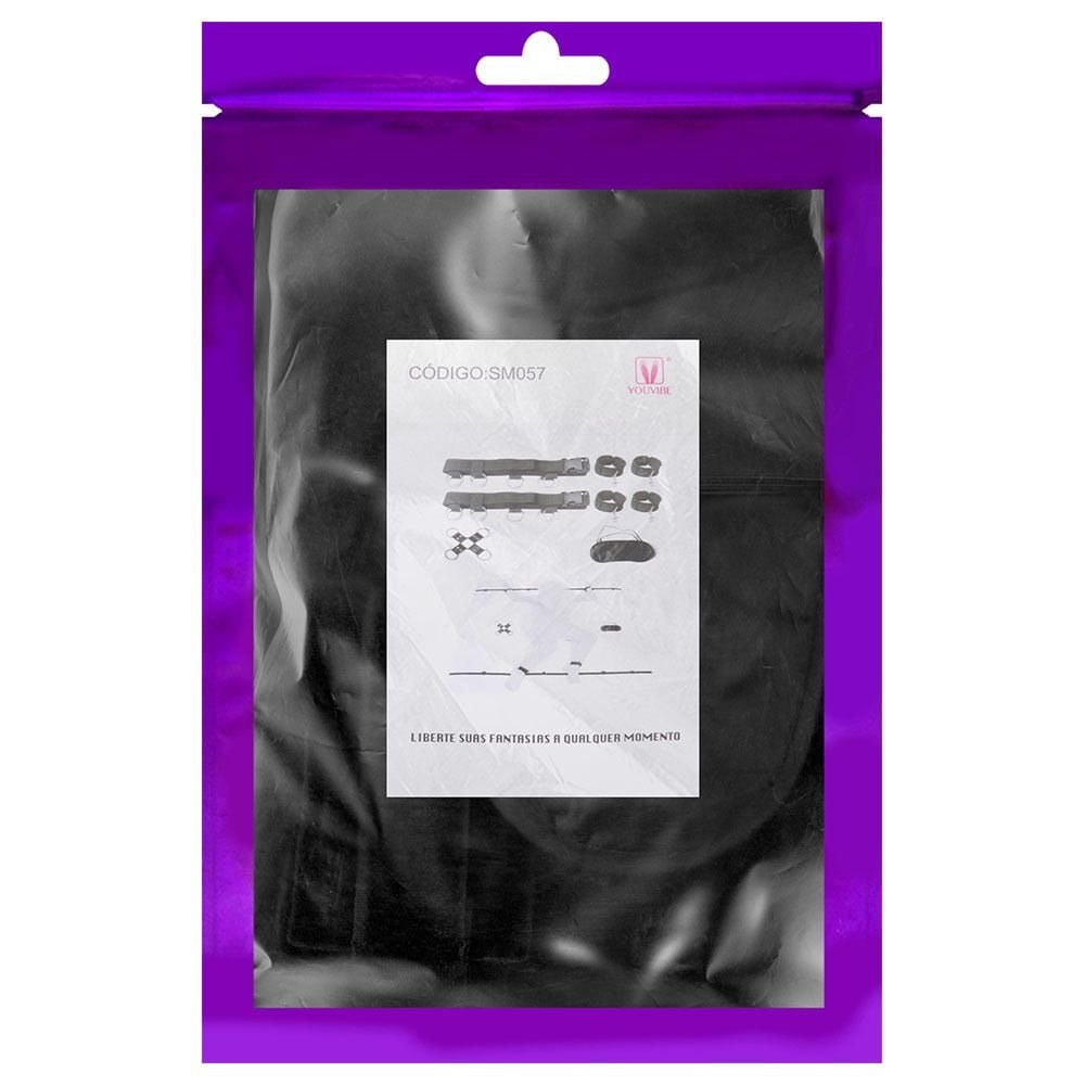 Kit De Bondage Para Cama 5 Itens Youvibe Vipmix