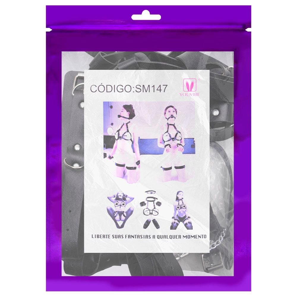 Kit De Bondage Para Seios Clip 5 Em 1 Youvibe Vipmix
