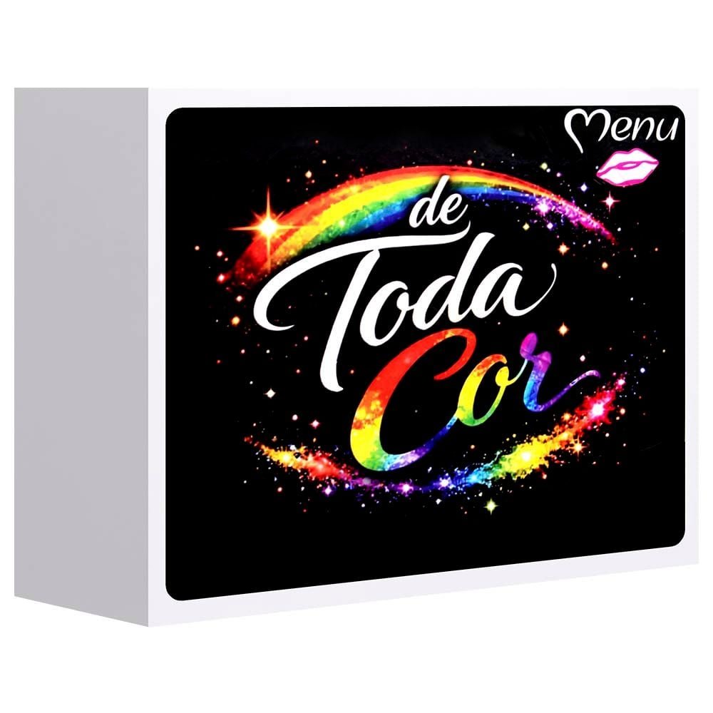 Kit De Toda Cor 03 Itens Menu Dos Prazeres