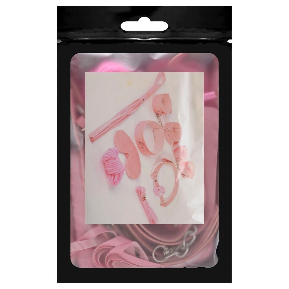 Kit Erótico 7 Itens Sado Rosa Sexy Import