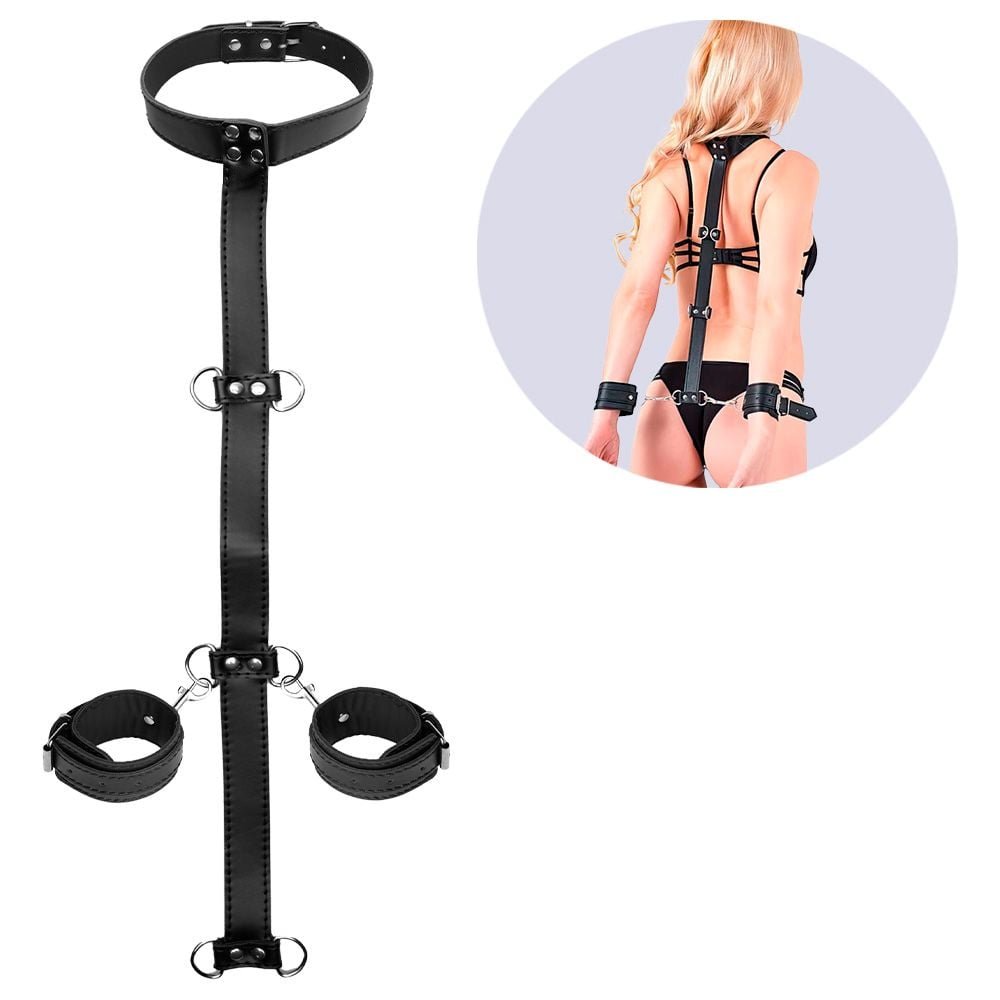 Kit Fetiche Algema Pulso E Pescoço Youvibe Vipmix