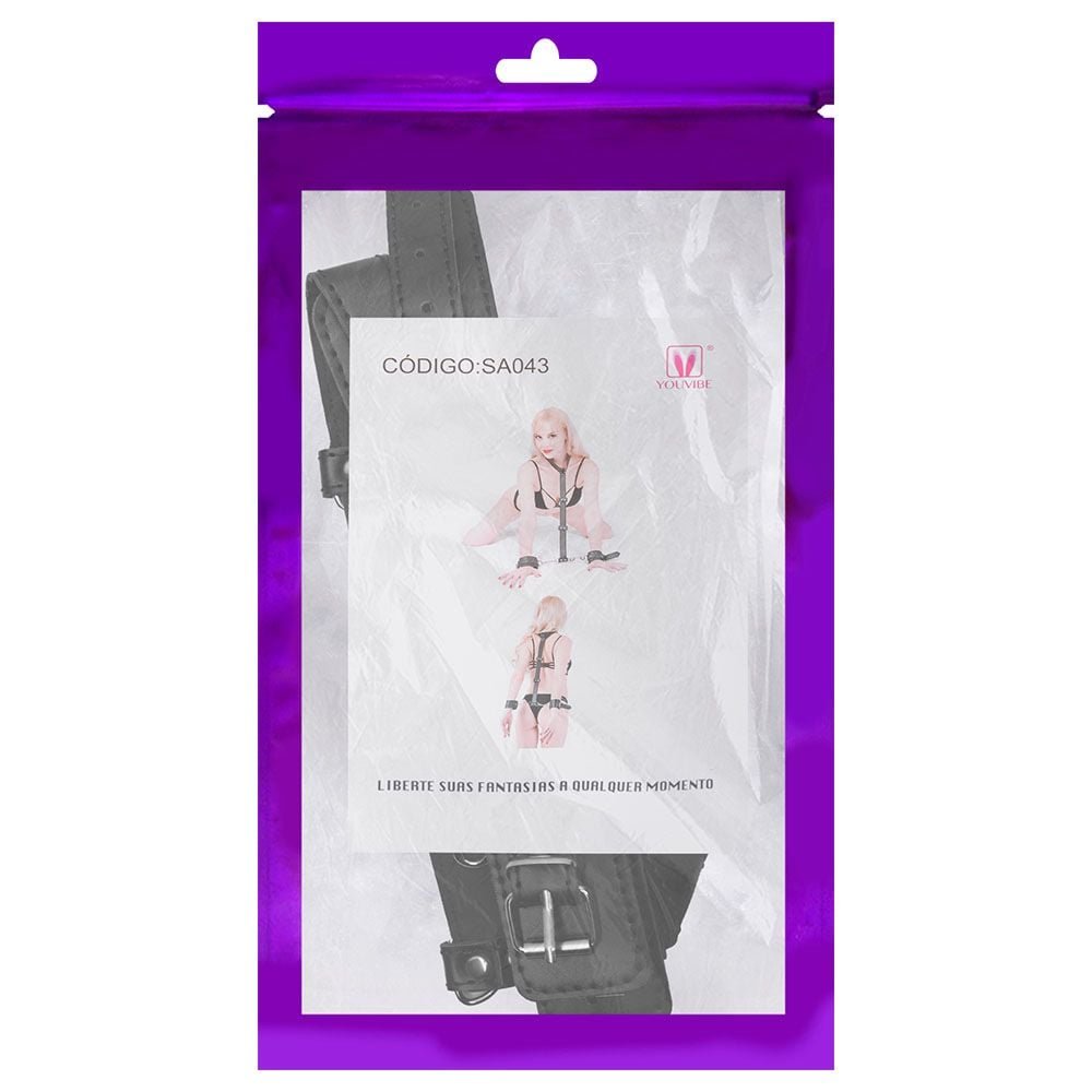 Kit Fetiche Algema Pulso E Pescoço Youvibe Vipmix