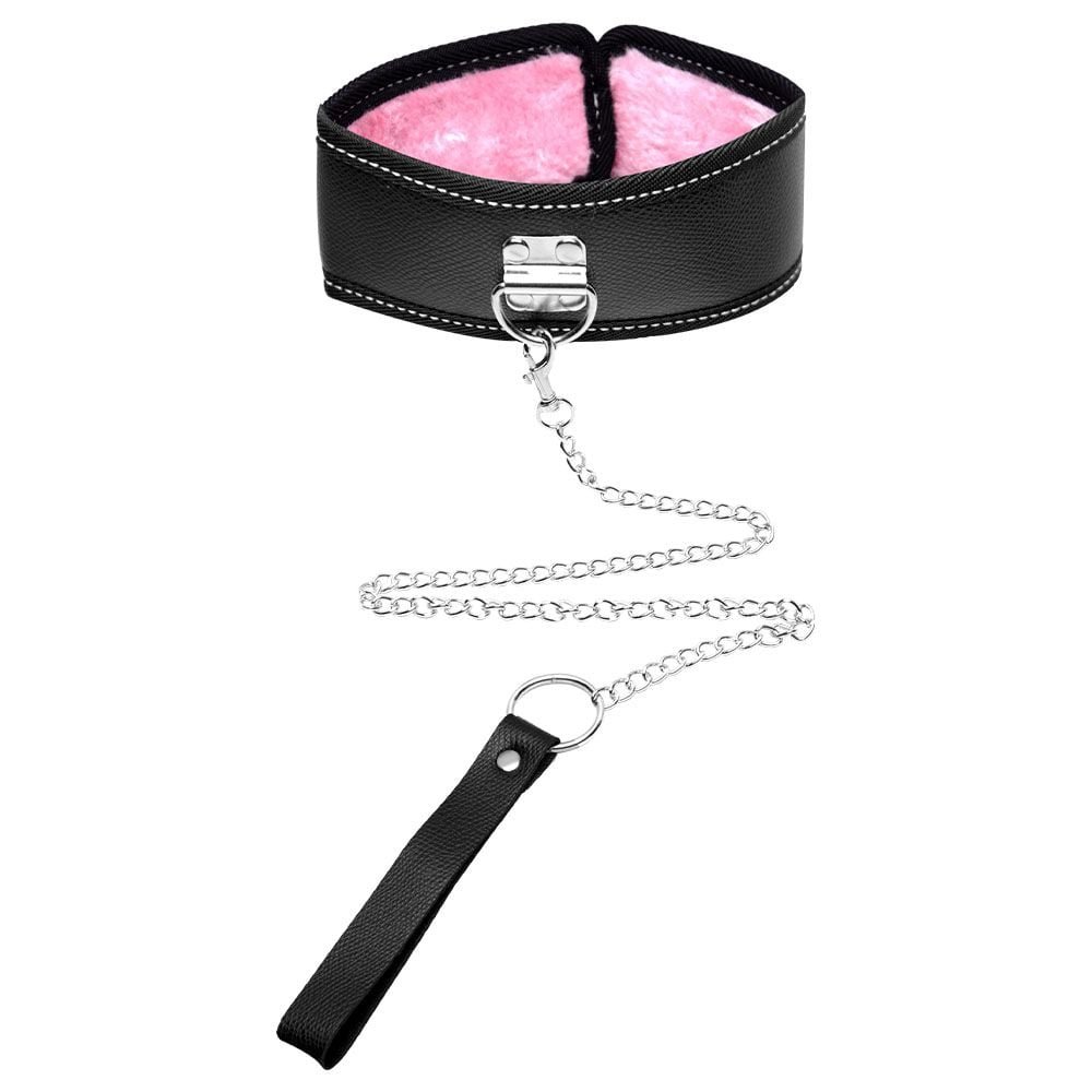 Kit Fetiche Bondage Sado Preto E Rosa Sexy Import