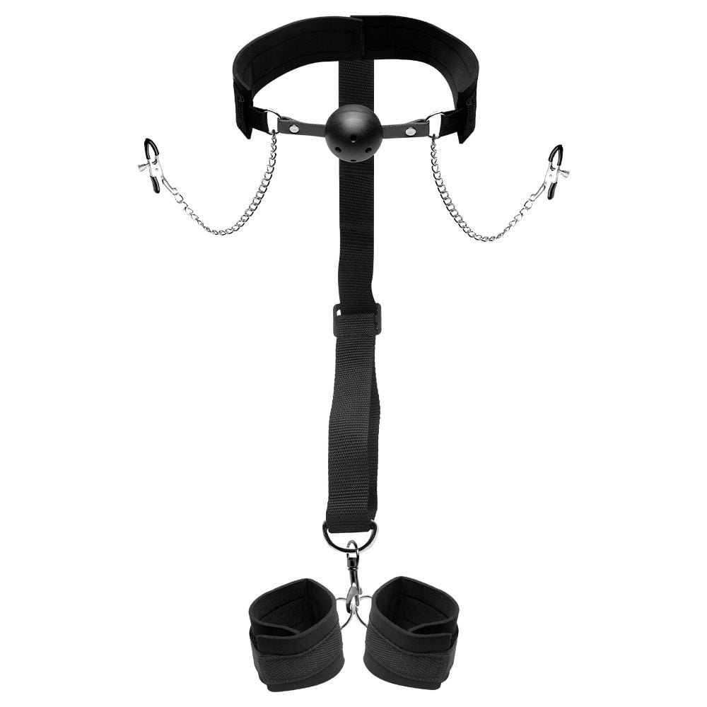 Kit Fetiche Mordaça Prende Mamilos Youvibe Vipmix