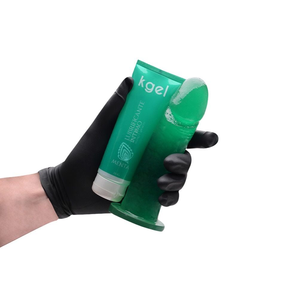 Kit K-softline Lubrificante + Pênis De Borracha Kgel