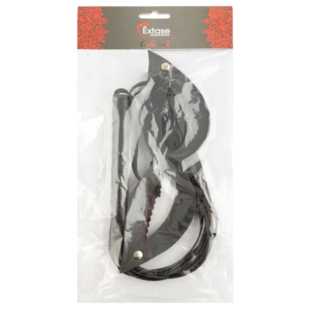 Kit Máscara Tiazinha Com Chicote Fino Tiras êxtase