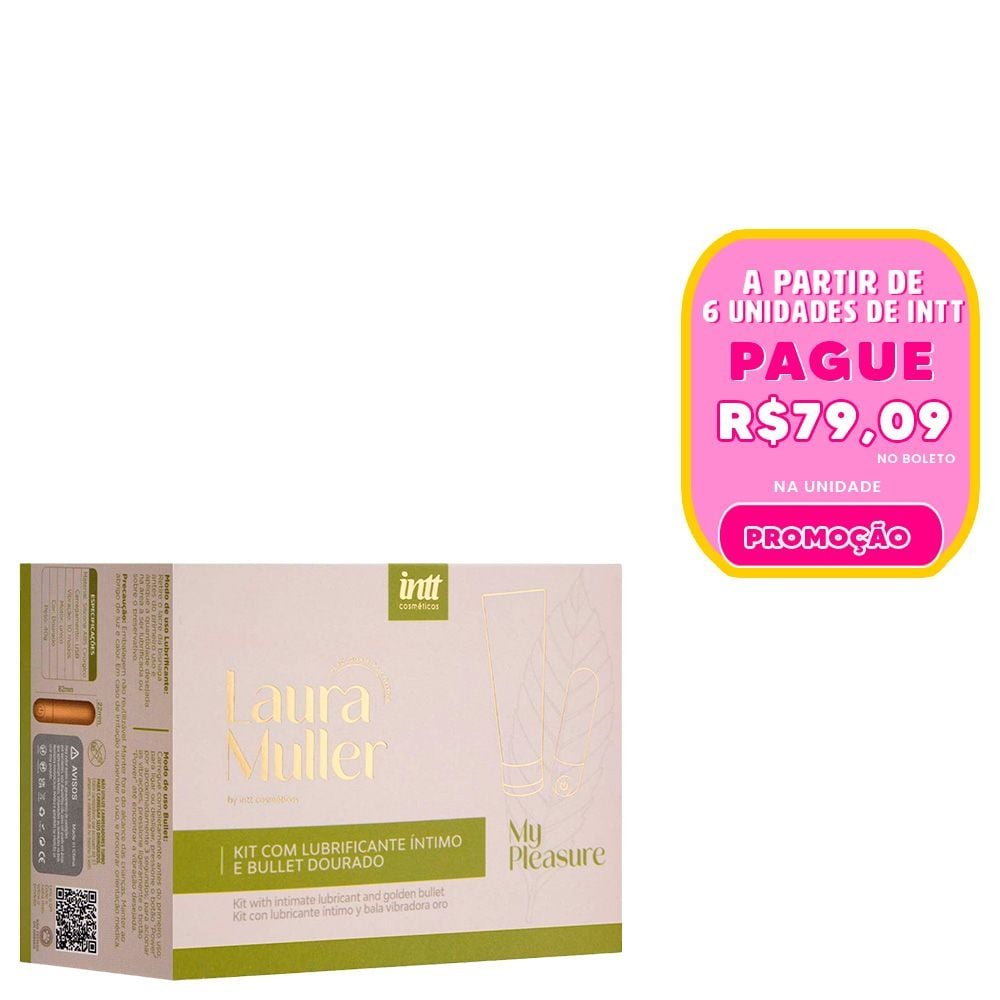 Kit My Pleasure By Laura Muller Bullet E Lub 50g Intt
