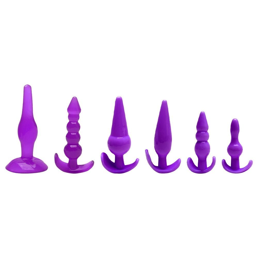Kit Plug Anal Especial 6 Unidades Sexy Import