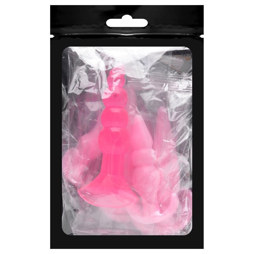 Kit Plug Anal Silicone 5 Unidades Sexy Import