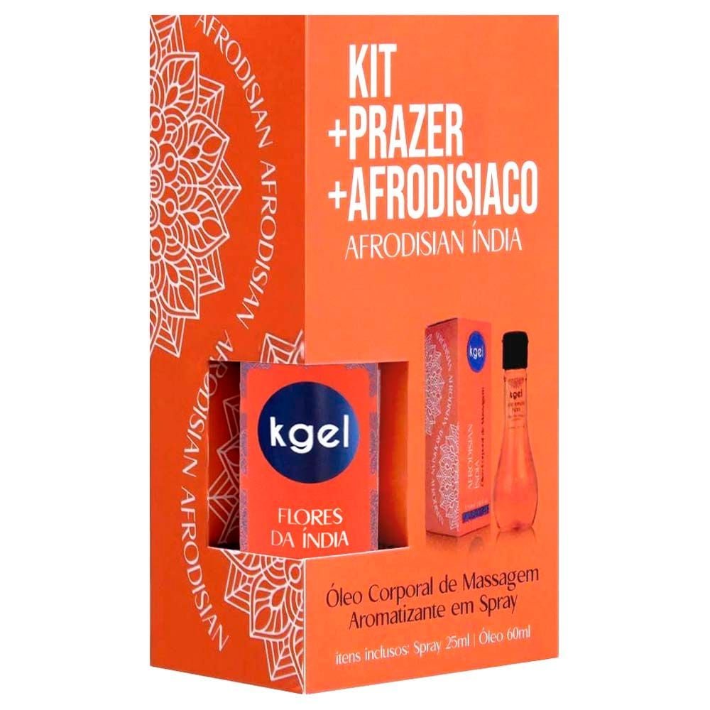Kit Prazer Afrodisíaco óleo E Aromatizador Kgel