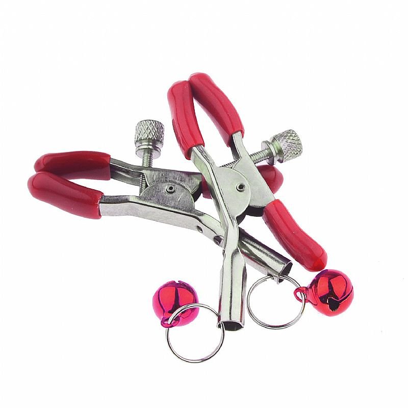 Kit - Rabo de coelho com Tiara de Orelhas - Grampos para os seios em Metal e Gargantilha