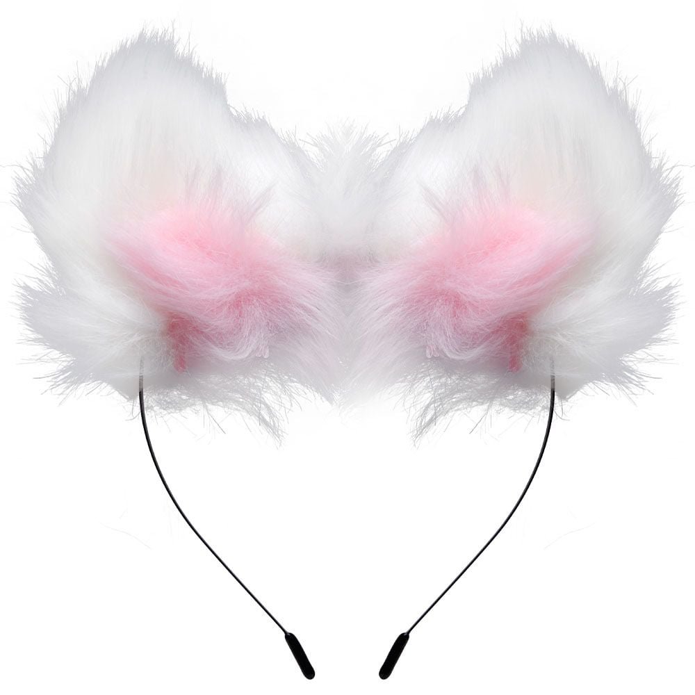 Kit Rabo De Raposa Tiara Orelhas Sexy Import