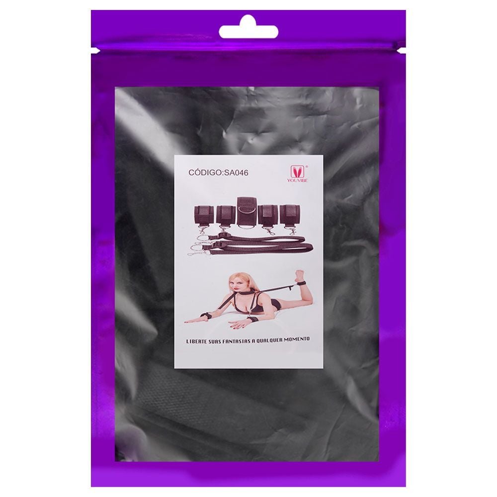 Kit Restrição Sado Fetiche Youvibe Vipmix
