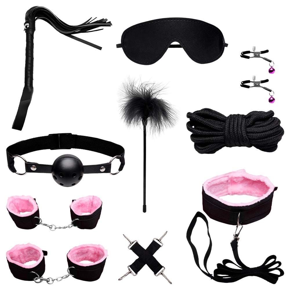 Kit Sado Black Wolf Rosa Bondage Sexy Import
