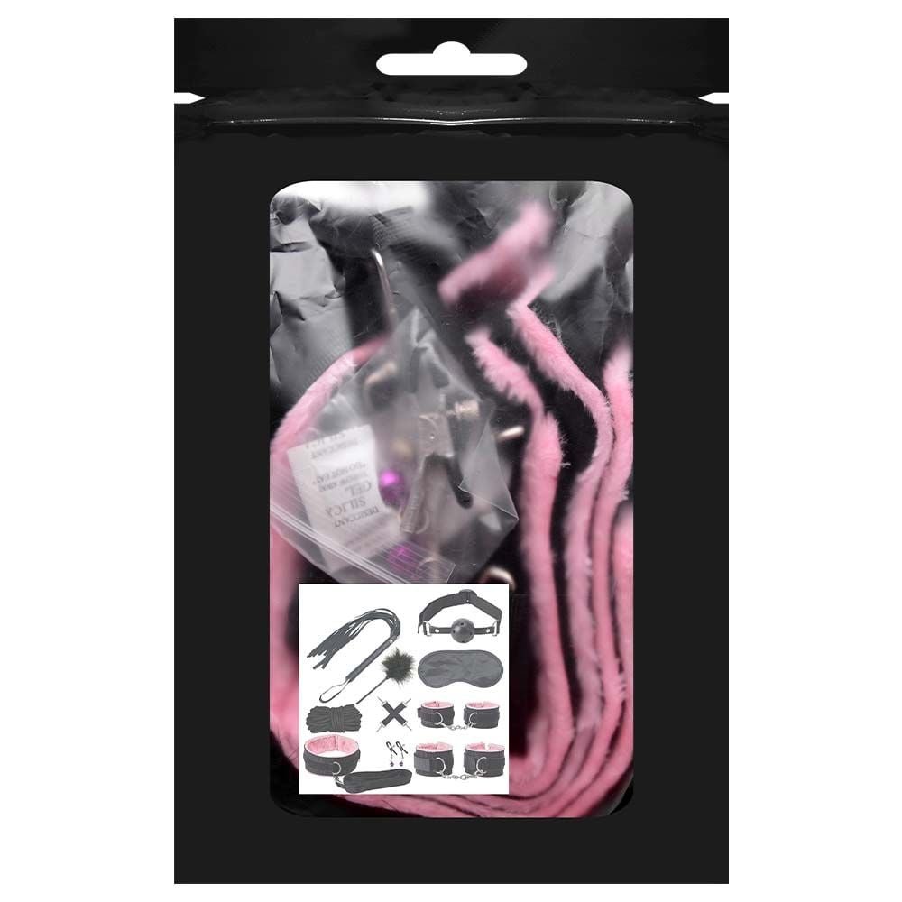 Kit Sado Black Wolf Rosa Bondage Sexy Import