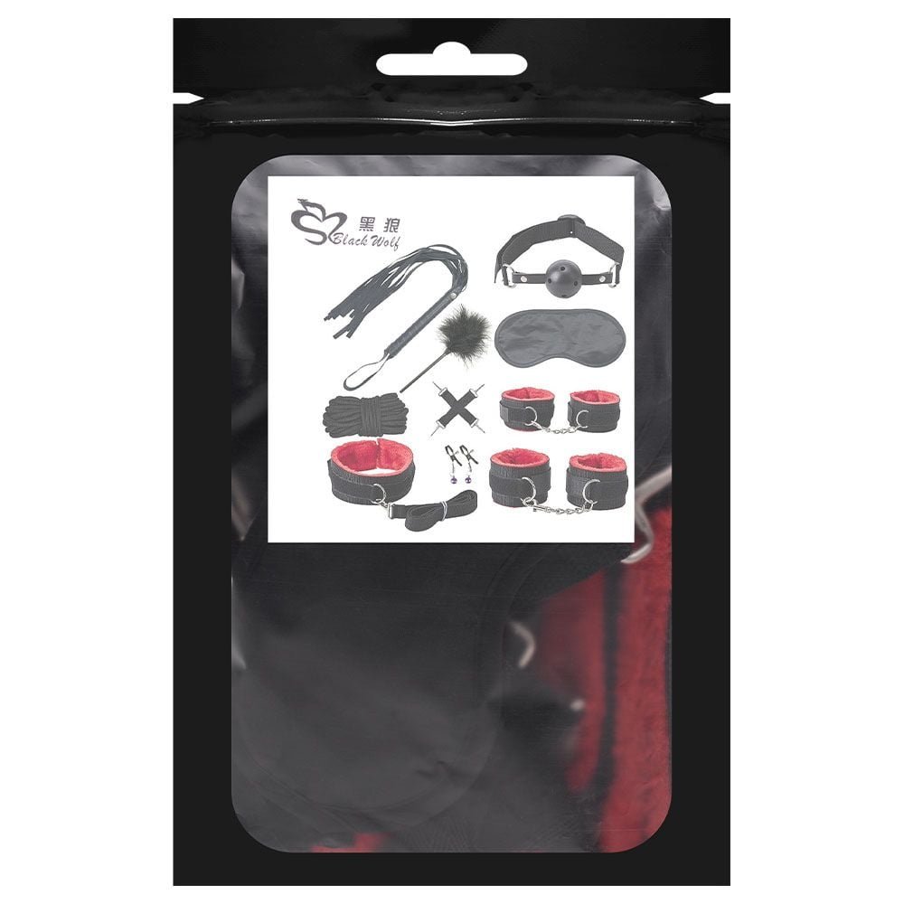 Kit Sado Bondage Black Wolf Sexy Import