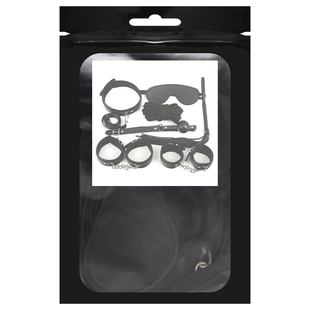 Kit Sado Bondage Sexy Preto Sexy Import