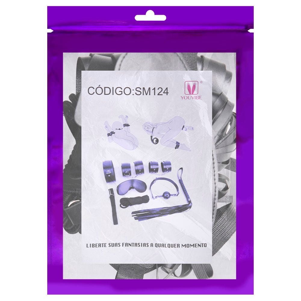 Kit Sado Corda Bondage Com 7 Peças Youvibe Vipmix