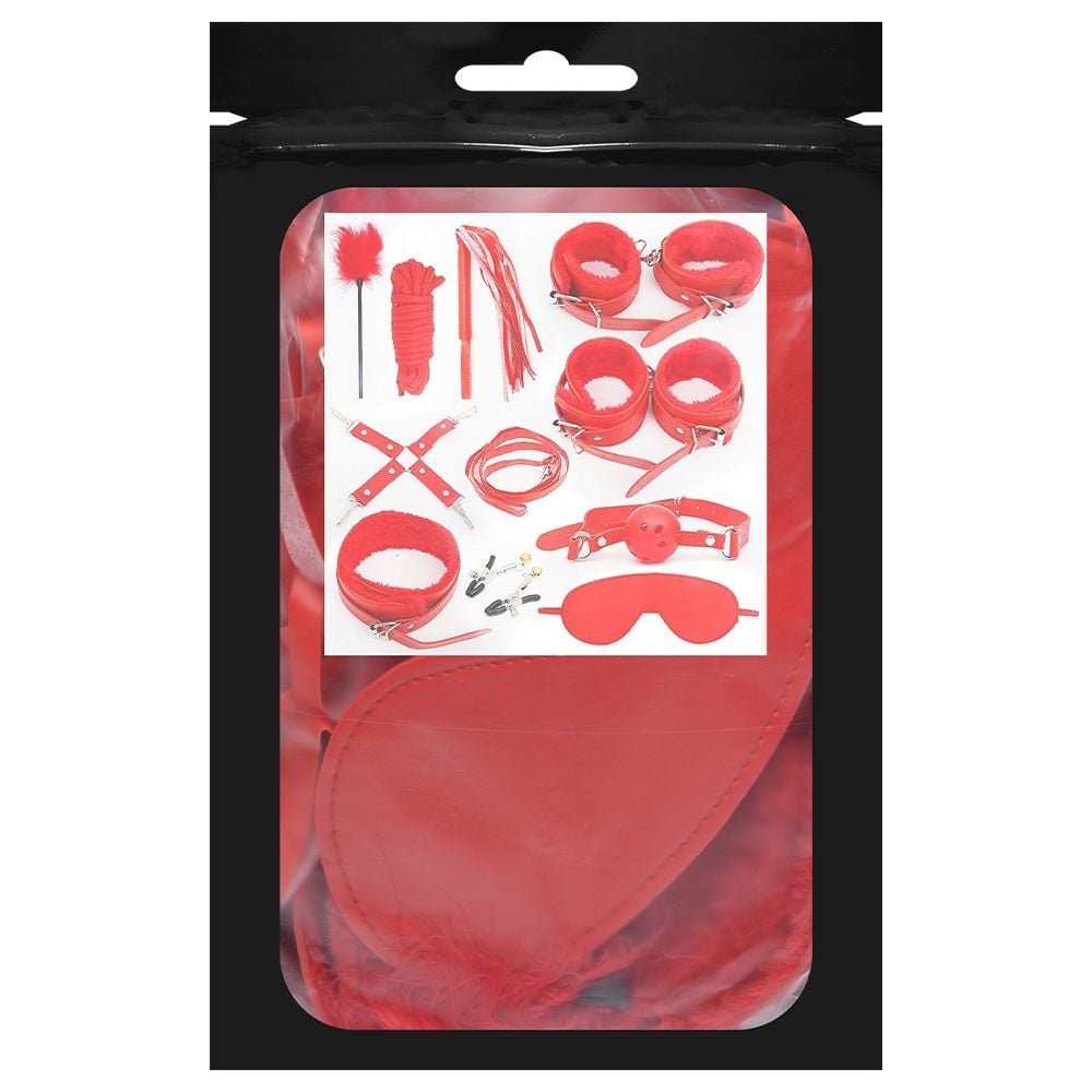 Kit Sado Erótico 11 Itens Bondage Sexy Import