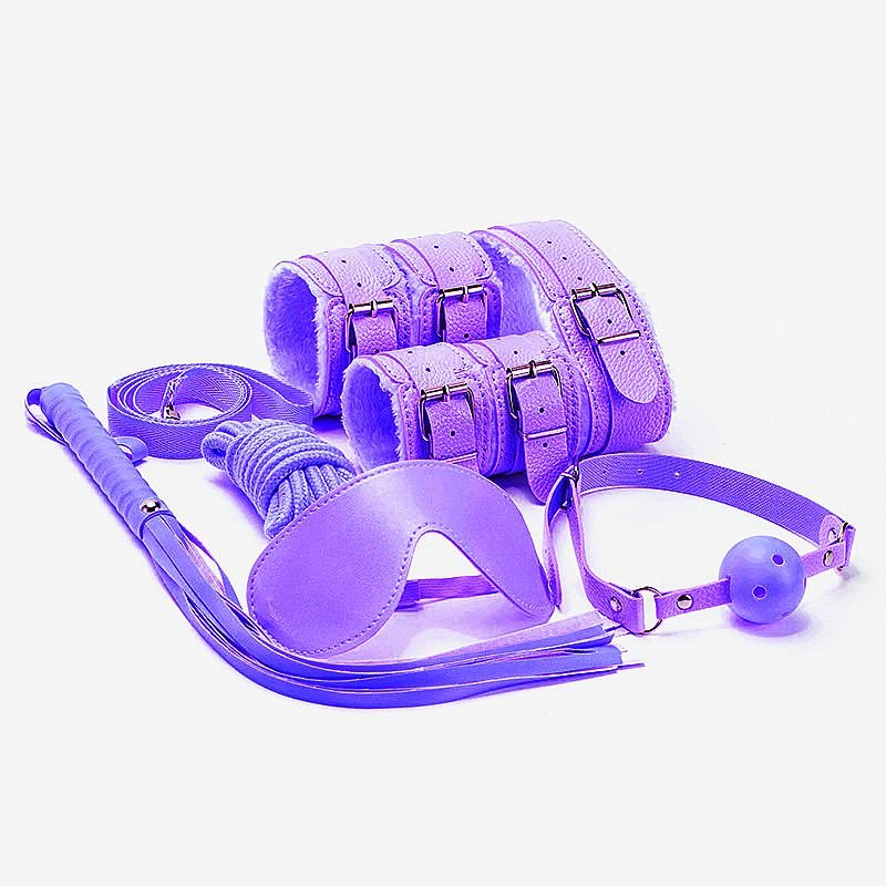 Kit Sado Erótico - Bandage 3 Roxo