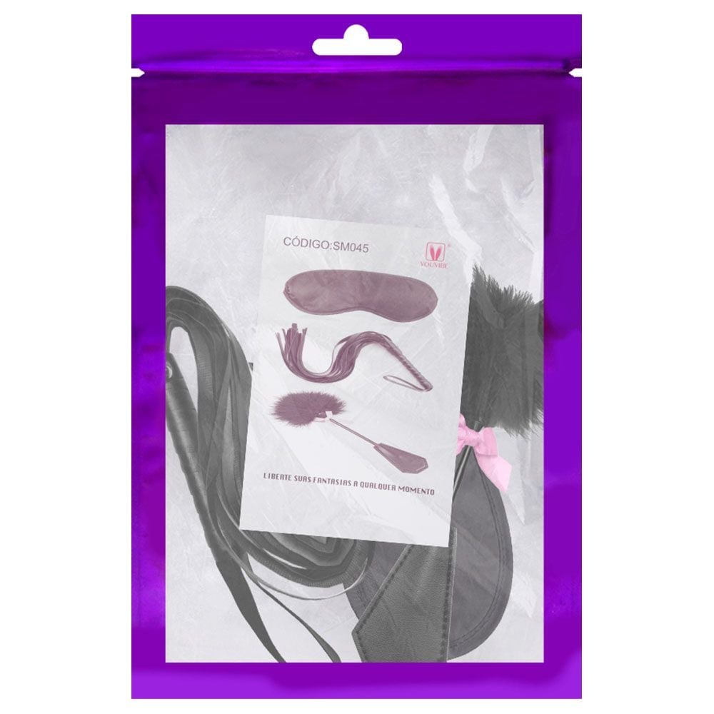 Kit Sado Fetiche Com 3 Produtos Youvibe Vipmix