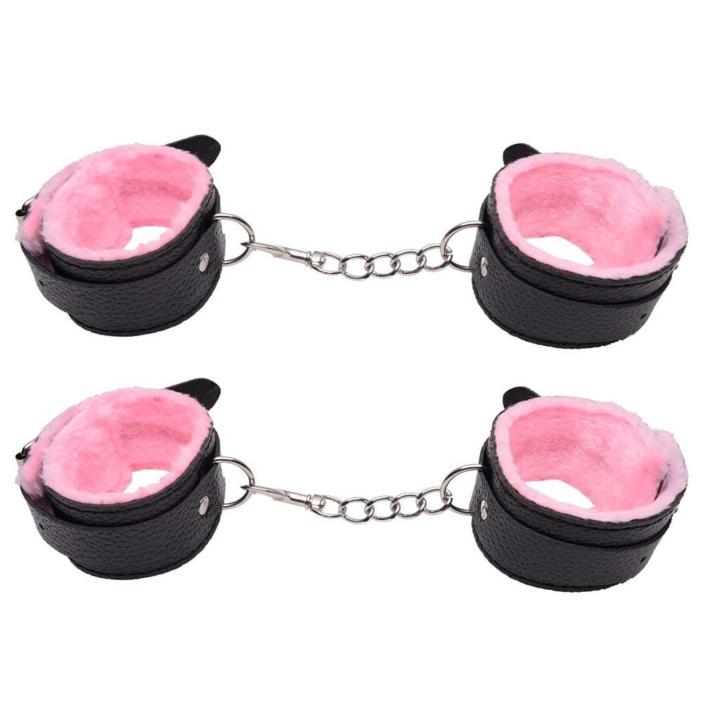 Kit Sado Preto Com Rosa 2 Sexy Import