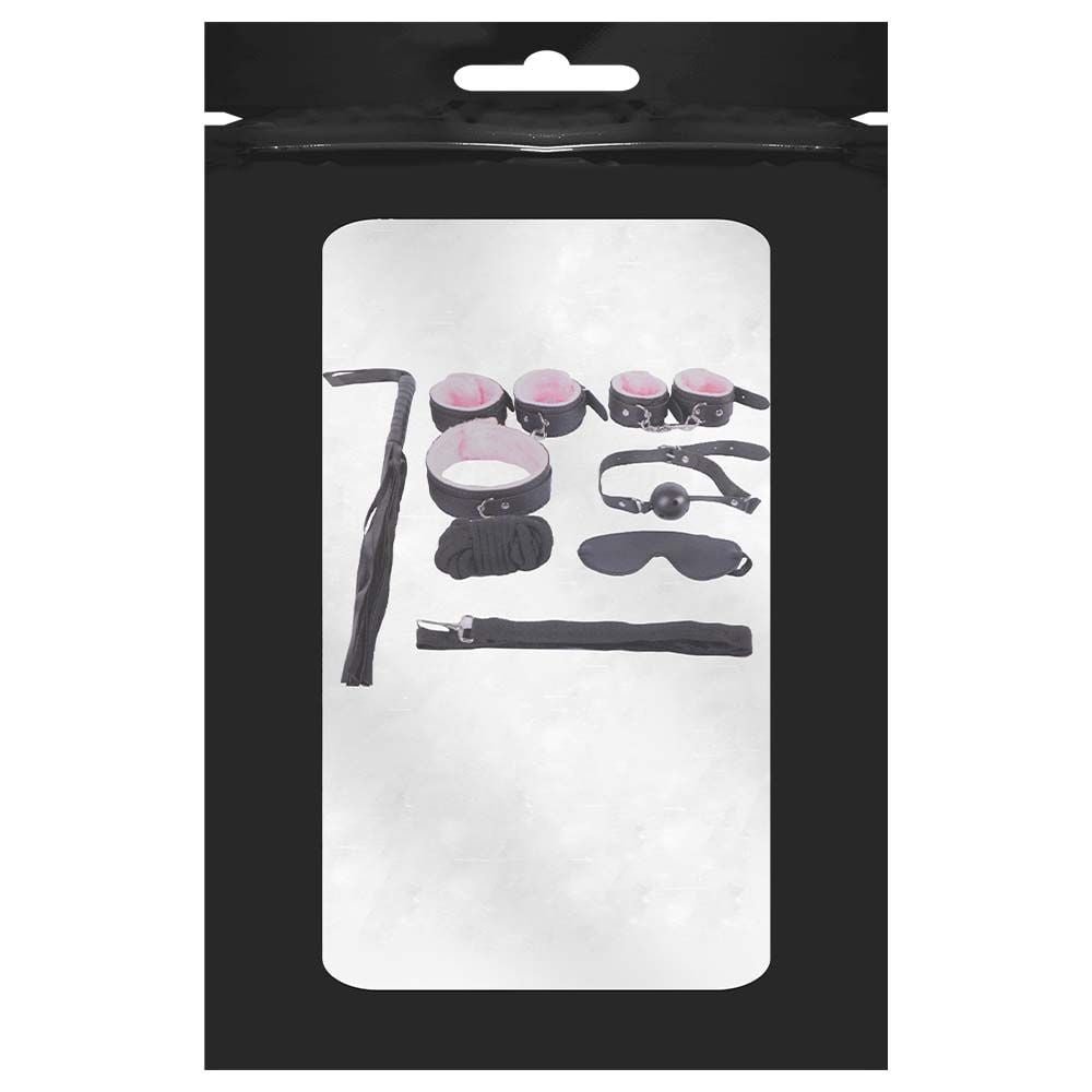 Kit Sado Preto Com Rosa 2 Sexy Import