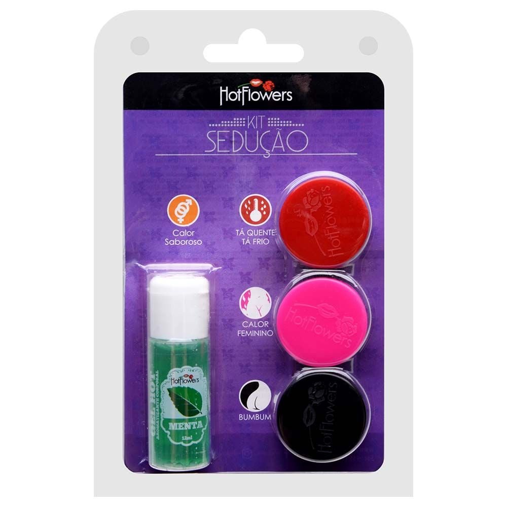 Kit Sedução Funcional Hot Flowers