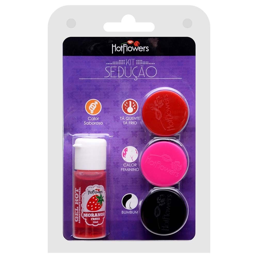 Kit Sedução Funcional Hot Flowers