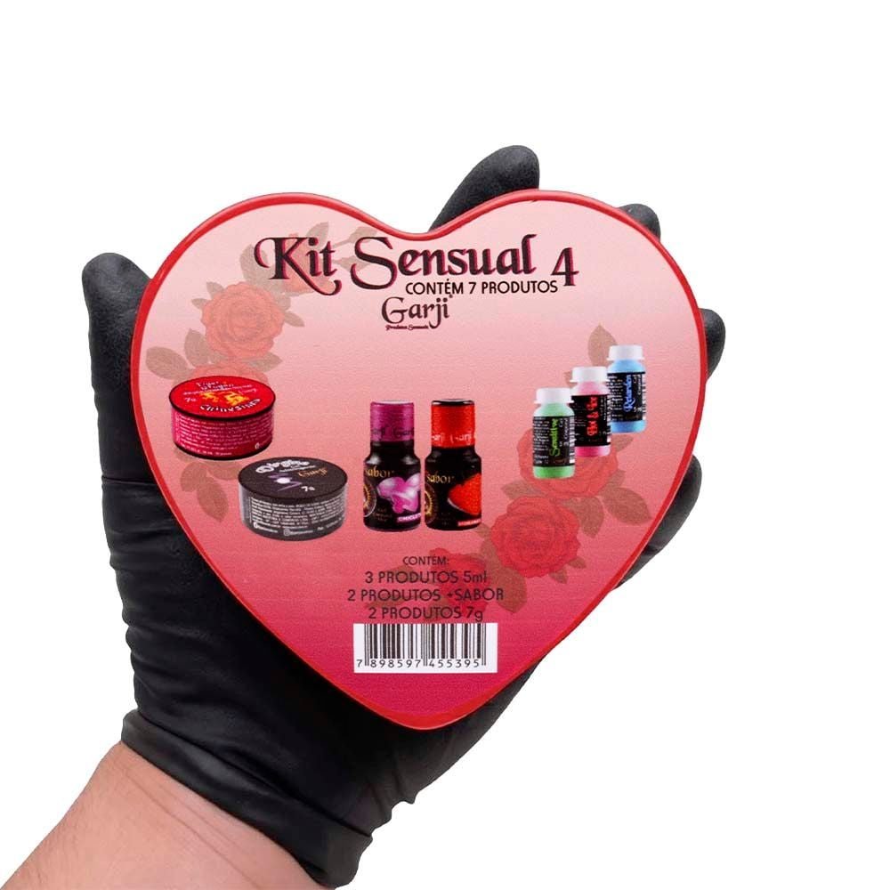 Kit Sensual 4 Completo Garji