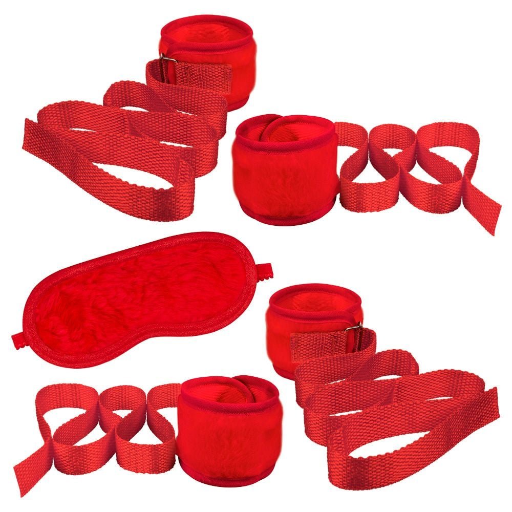 Kit Sensual Bondagem Pelúcia La Pimienta