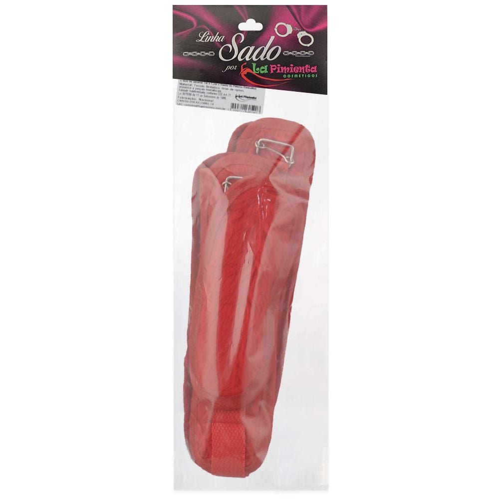 Kit Sensual Bondagem Pelúcia La Pimienta