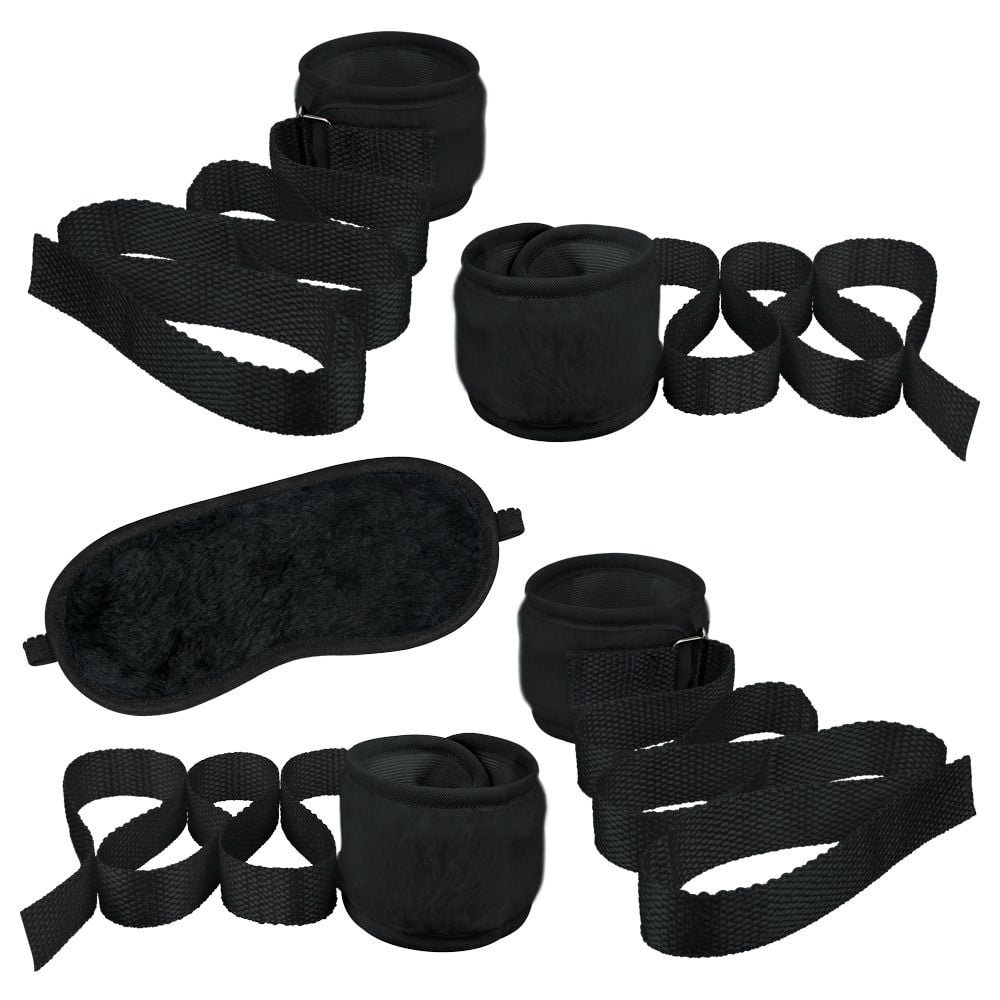 Kit Sensual Bondagem Pelúcia La Pimienta