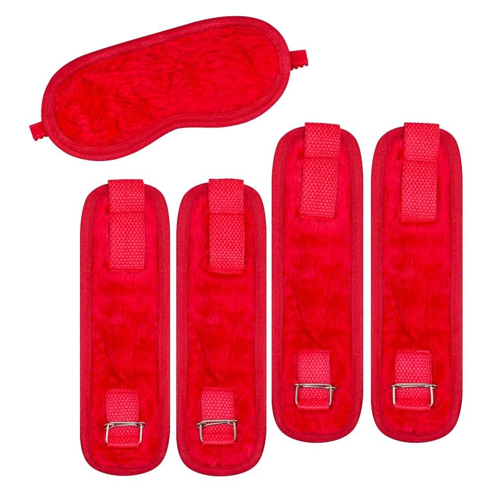Kit Sensual Bondagem Pelúcia La Pimienta