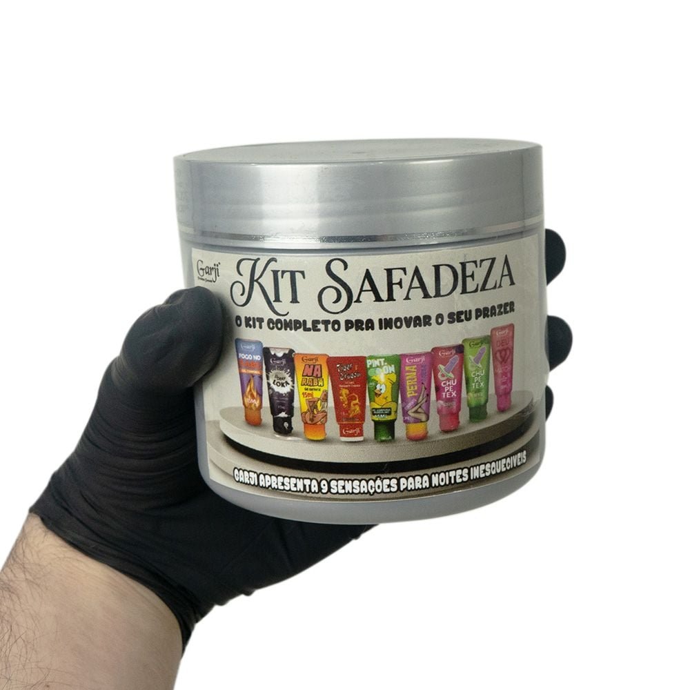Kit Sensual Safadeza 09 Bisnagas Funcionais Garji