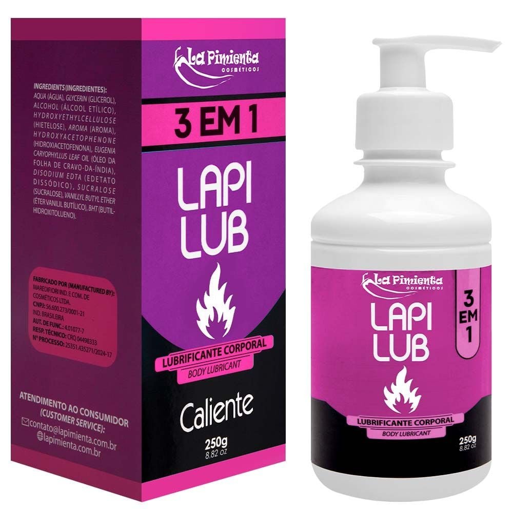 Lapi Lub 3 Em 1 Caliente 250g La Pimienta