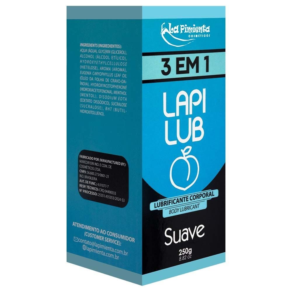 Lapi Lub 3 Em 1 Suave 250g La Pimienta