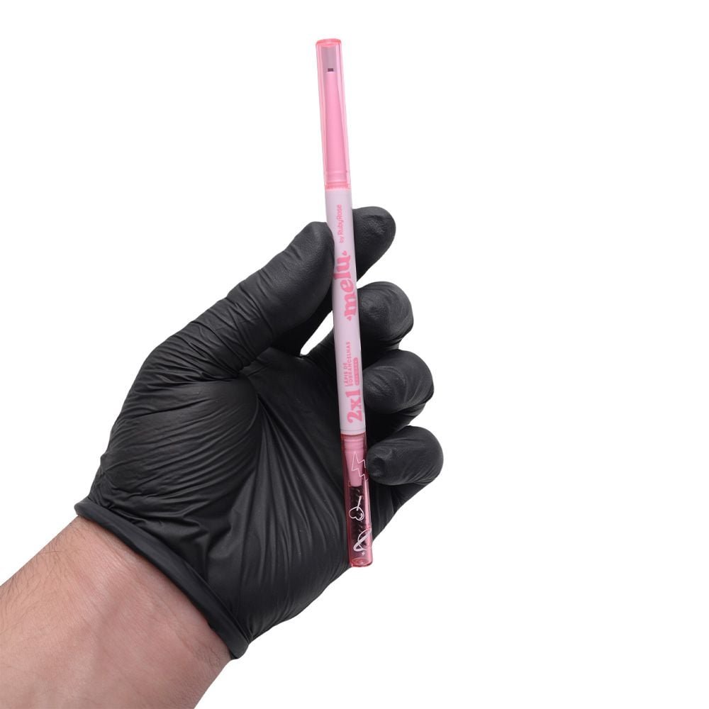 Lápis De Sobrancelha 2 Em 1 Melu Ruby Rose