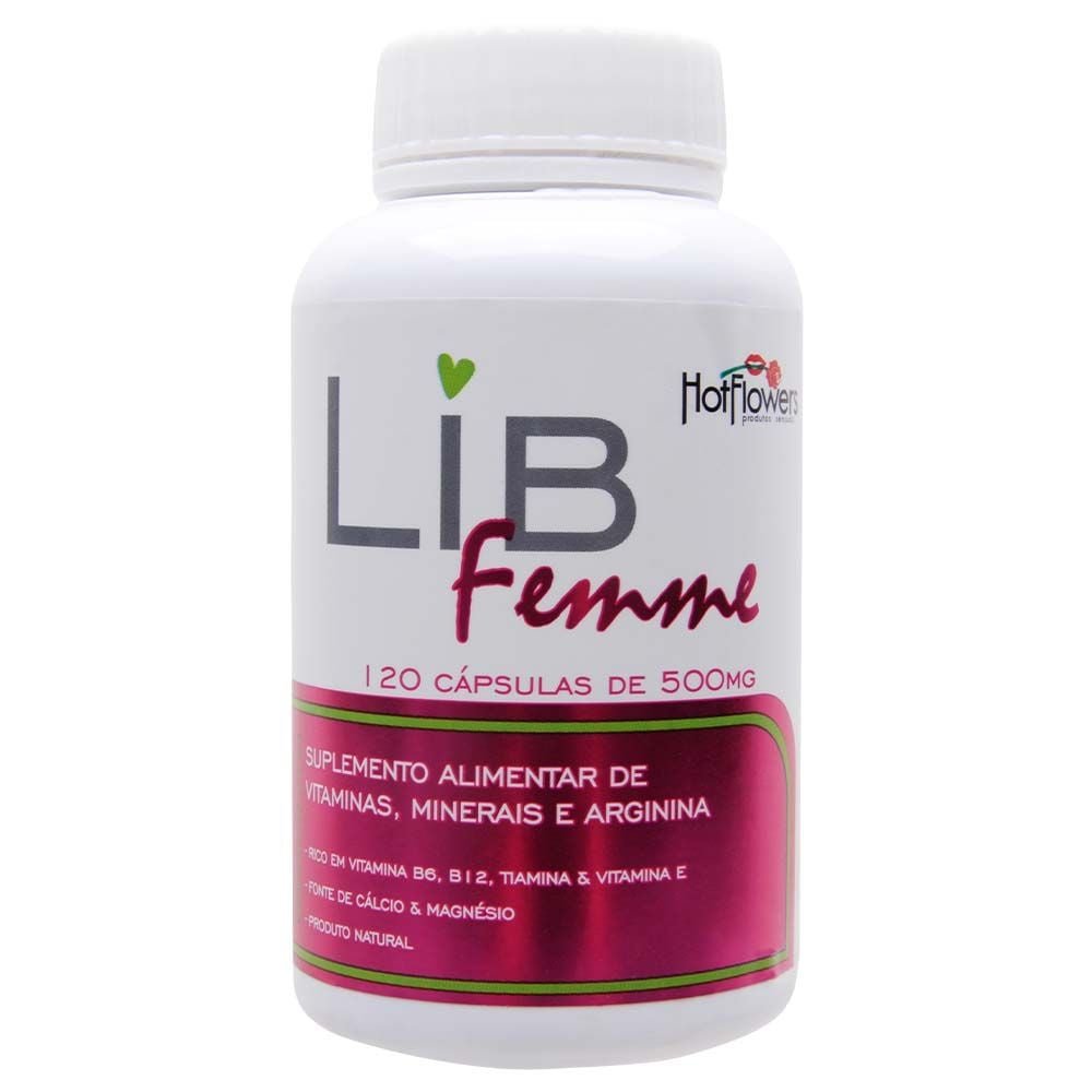 Libfemme Suplemento Vitamínico 120 Cápsulas Hot Flowers