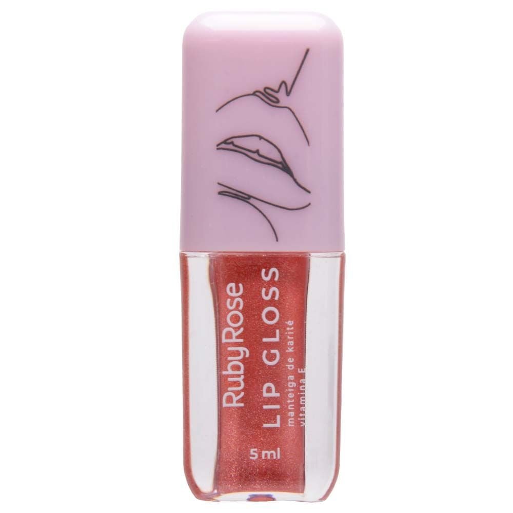 Lip Gloss Brilho Vitamina E 5ml Ruby Rose