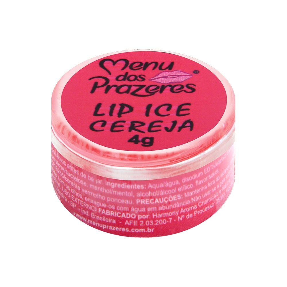 Lip Ice Bala Em Gel Sexo Oral 4g Menu Dos Prazeres