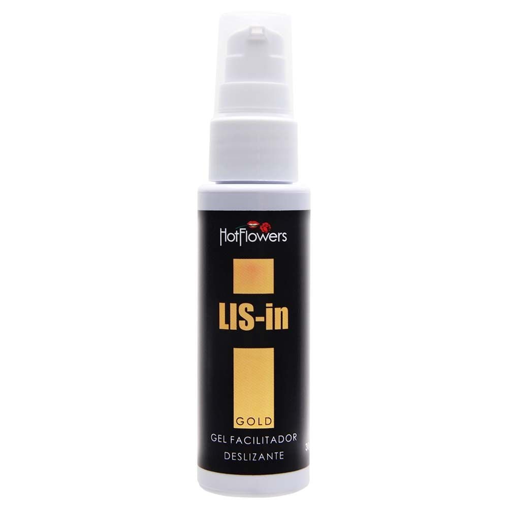Lis-in Gold Gel Anal Facilitador 30g Hot Flowers