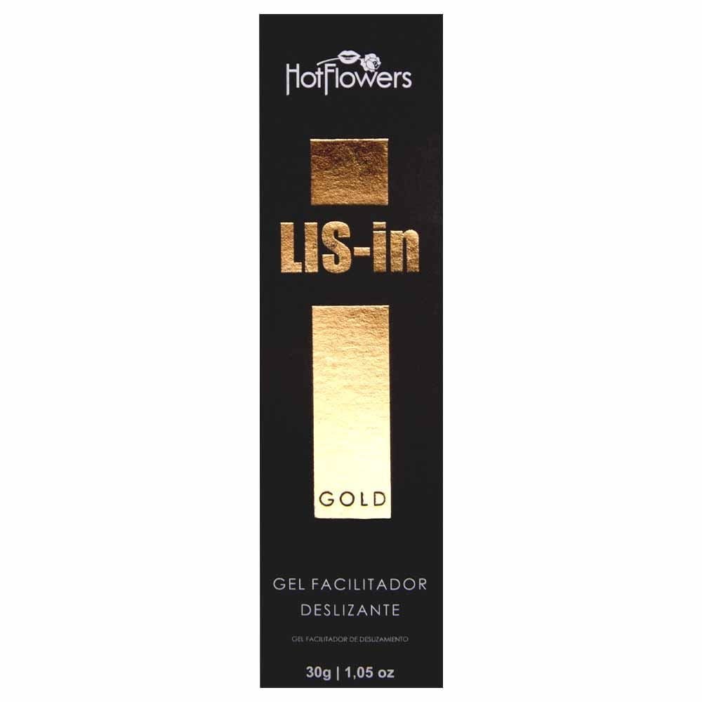Lis-in Gold Gel Anal Facilitador 30g Hot Flowers