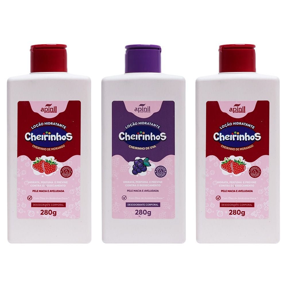 Loção Hidratante Corporal Cheirinhos 280g Apinil