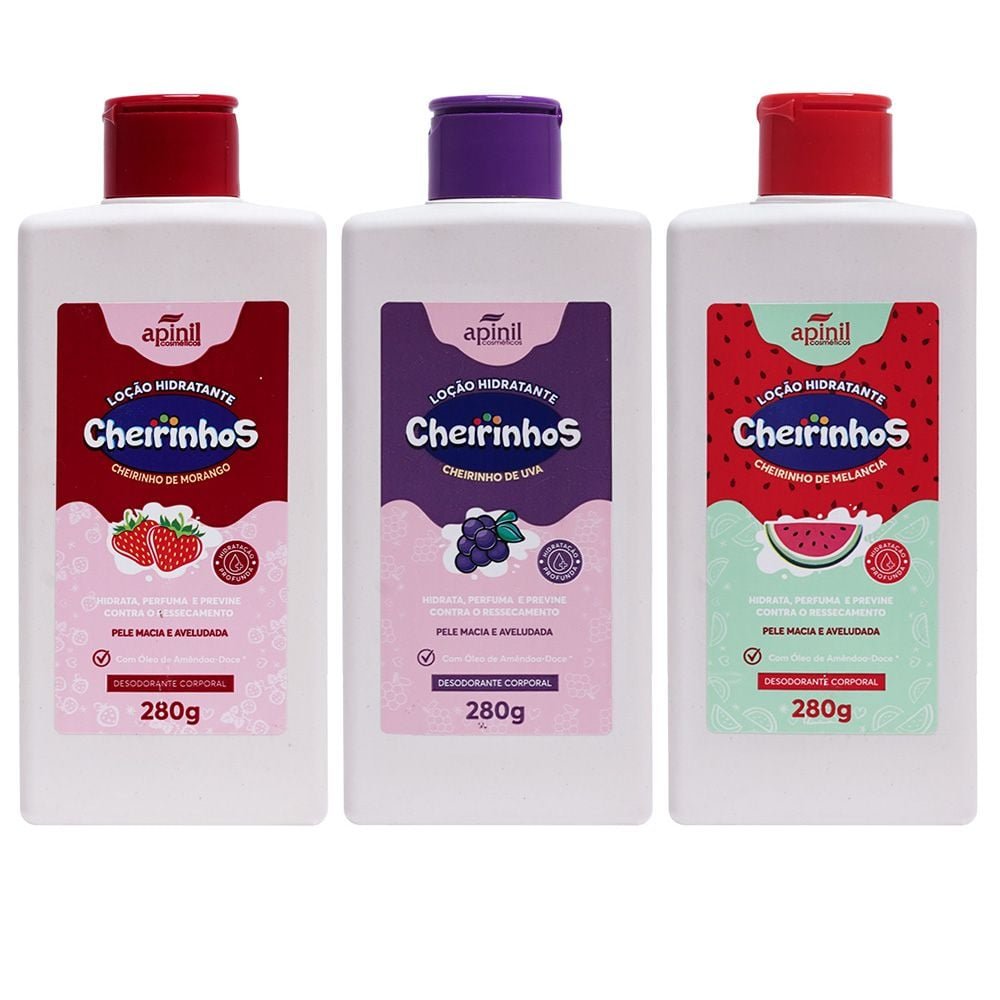 Loção Hidratante Corporal Cheirinhos 280g Apinil