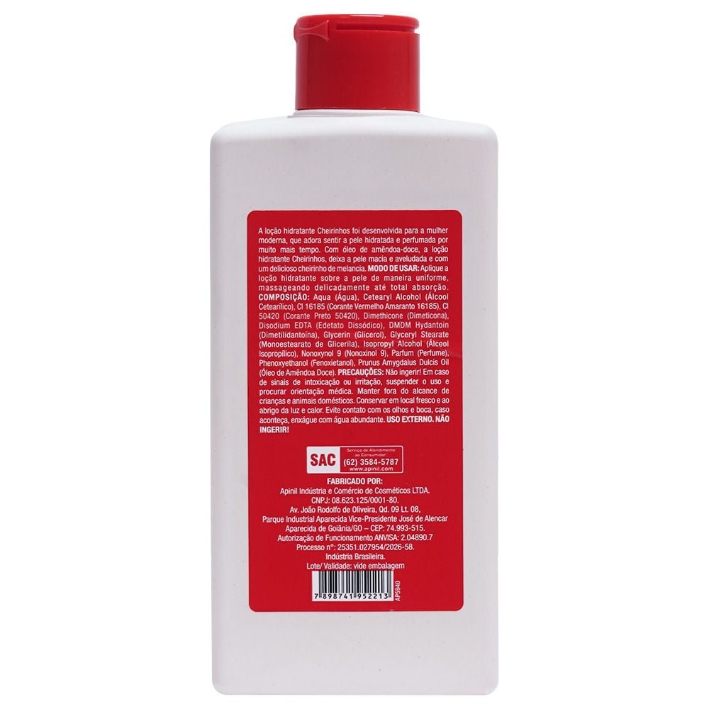 Loção Hidratante Corporal Cheirinhos 280g Apinil