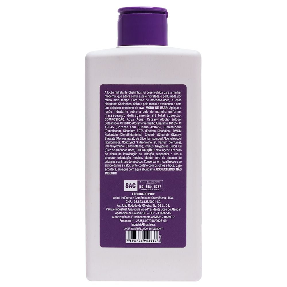 Loção Hidratante Corporal Cheirinhos 280g Apinil