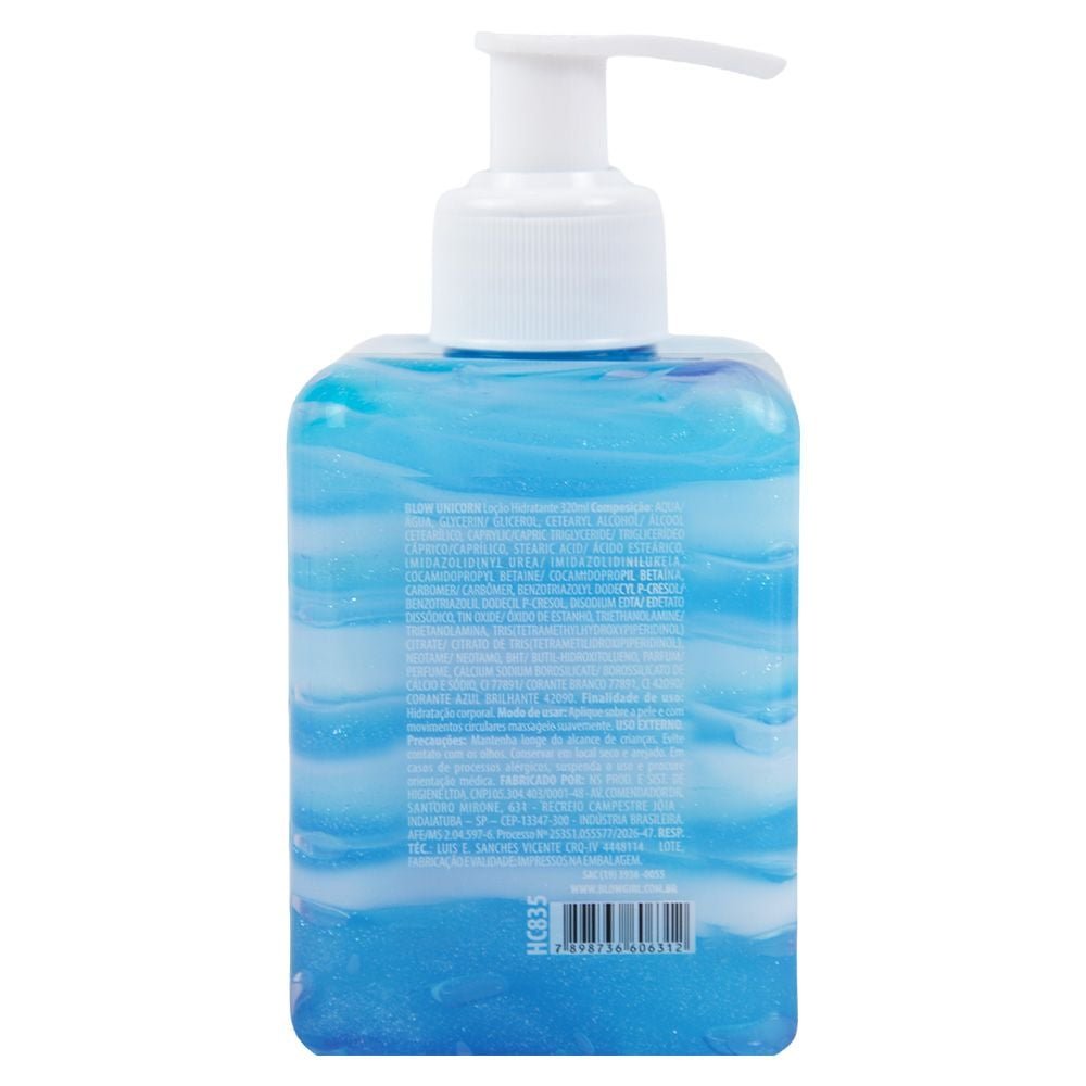 Loção Hidratante Sensual Unicorn 320ml Blow Girl