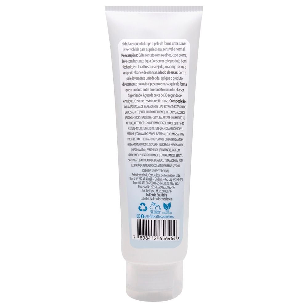 Loção Limpeza Facial Uso Diário 100ml Sofisticatto