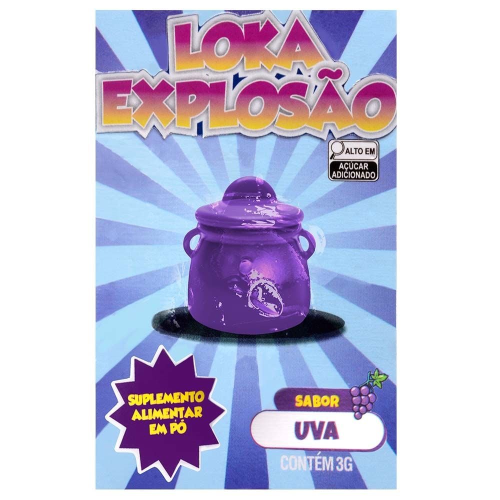 Loka Explosão Pó Energético 3g Loka Sensação